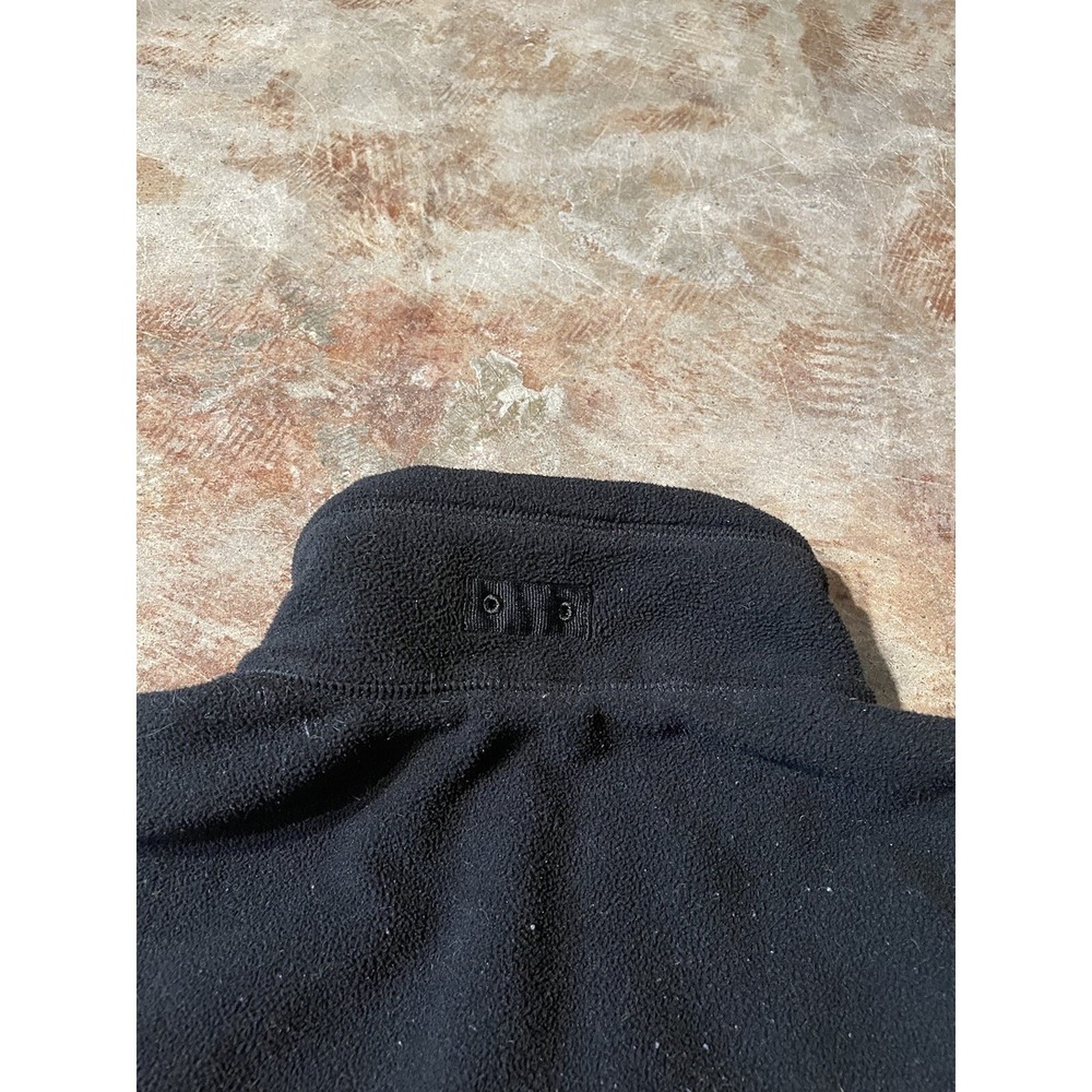 Vintage 90s GAP Fleece Black Red‎ Pullover Jacket Men's Sz L - Picture 10 of 10